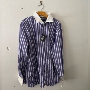 Stacy Adams Button Up Shirt Size 18.5